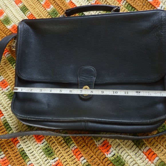 Vintage Black Coach Briefcase - Picture 12 of 13
